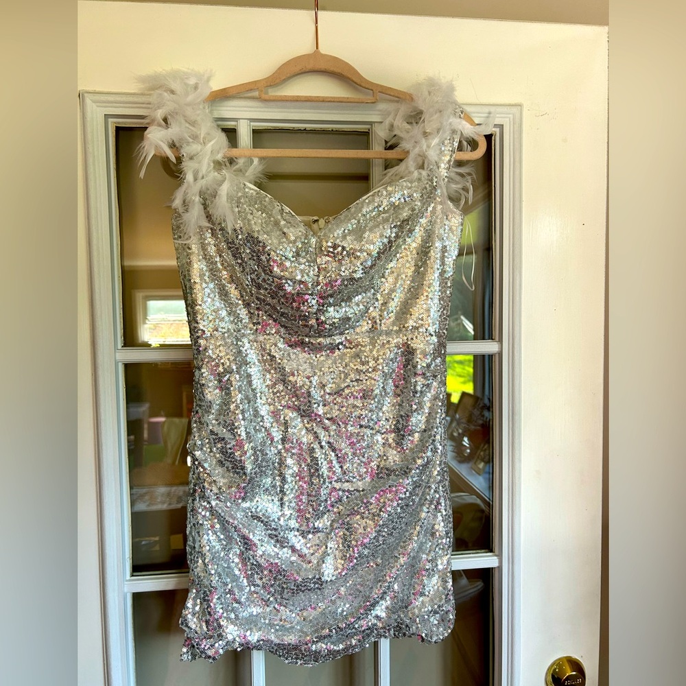 Sequin mini dress